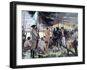 The Battle of Bunker Hill-null-Framed Giclee Print