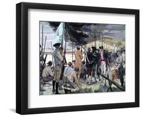 The Battle of Bunker Hill-null-Framed Premium Giclee Print