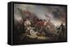 The Battle of Bunker's Hill on June 17th 1775-John Trumbull-Framed Stretched Canvas