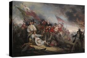 The Battle of Bunker's Hill on June 17th 1775-John Trumbull-Stretched Canvas