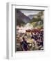 The Battle of Busaco, 1810-E. A. Dyer-Framed Giclee Print