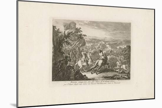 The Battle of Cahul, 1770-Daniel Nikolaus Chodowiecki-Mounted Giclee Print
