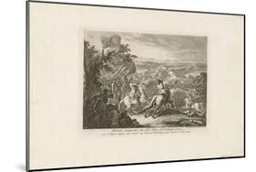 The Battle of Cahul, 1770-Daniel Nikolaus Chodowiecki-Mounted Giclee Print