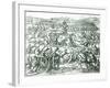 The Battle of Cajamarca, 1532-Theodor de Bry-Framed Giclee Print