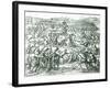 The Battle of Cajamarca, 1532-Theodor de Bry-Framed Giclee Print