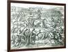 The Battle of Cajamarca, 1532-Theodor de Bry-Framed Giclee Print