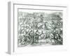 The Battle of Cajamarca, 1532-Theodor de Bry-Framed Giclee Print