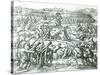 The Battle of Cajamarca, 1532-Theodor de Bry-Stretched Canvas