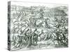 The Battle of Cajamarca, 1532-Theodor de Bry-Stretched Canvas