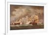 'The Battle Of Camperdown', c1800-Thomas Whitcombe-Framed Giclee Print