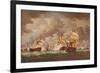 'The Battle Of Camperdown', c1800-Thomas Whitcombe-Framed Giclee Print