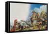 The Battle of Cannae in 216 Bc-Severino Baraldi-Framed Stretched Canvas