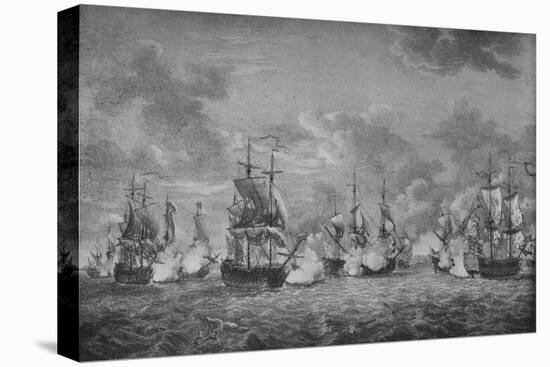 'The Battle of Cap-Français', c1760-Richard Paton-Stretched Canvas