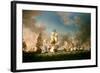 The Battle of Cape Passaro, 11 August 1718, 1767 (Oil on Canvas)-Richard Paton-Framed Giclee Print