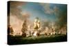 The Battle of Cape Passaro, 11 August 1718, 1767 (Oil on Canvas)-Richard Paton-Stretched Canvas