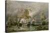 The Battle of Cape St. Vincent, 14th February 1797-Richard Bridges Beechey-Stretched Canvas
