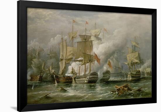 The Battle of Cape St. Vincent, 14th February 1797-Richard Bridges Beechey-Framed Giclee Print