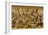 The Battle of Cascina, or the Bathers, after Michelangelo (1475-1564), 1542-Aristotile da Sangallo-Framed Giclee Print