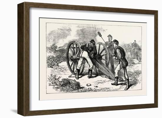 The Battle of Chancellorsville, American Civil War, USA, 1870S-null-Framed Giclee Print