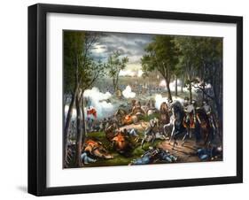 The Battle of Chancellorsville, Virginia, 1863-null-Framed Giclee Print