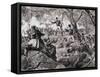 The Battle of Chateauguay, 26th October 1813, 1880 (Engraving)-Canadian-Framed Stretched Canvas