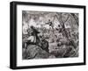 The Battle of Chateauguay, 26th October 1813, 1880 (Engraving)-Canadian-Framed Giclee Print