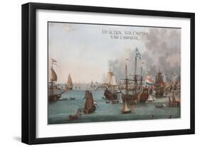 The Battle of Chatham, 1667-Willem van der Stoop-Framed Giclee Print