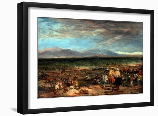 The Battle of Chilianwala, India, 13th January 1849, C.1849-Charles Becher Young-Framed Giclee Print