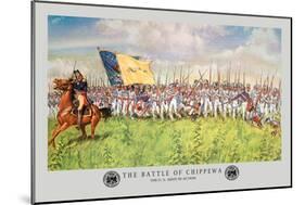 The Battle of Chippewa, War of 1812-Hugh Charles Mcbarron Jr.-Mounted Art Print