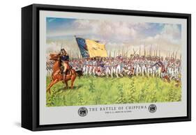 The Battle of Chippewa, War of 1812-Hugh Charles Mcbarron Jr.-Framed Stretched Canvas