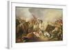 The Battle of Chocim in 1673, 1876 (Oil on Canvas)-Franciszek Smuglewicz-Framed Giclee Print