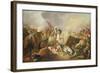 The Battle of Chocim in 1673, 1876 (Oil on Canvas)-Franciszek Smuglewicz-Framed Giclee Print