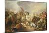 The Battle of Chocim in 1673, 1876 (Oil on Canvas)-Franciszek Smuglewicz-Mounted Giclee Print