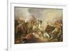 The Battle of Chocim in 1673, 1876 (Oil on Canvas)-Franciszek Smuglewicz-Framed Giclee Print