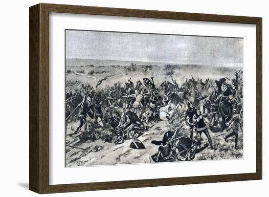 The Battle of Crecy, 26 August 1346-null-Framed Giclee Print