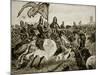 The Battle of Crecy, 26th August 1346, Illustration from The History of the Nation-Richard Caton Woodville-Mounted Giclee Print