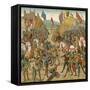 The Battle of Crecy-null-Framed Stretched Canvas