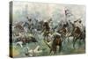 The Battle of Desmayo - 'The Cuban Balaklava'-William Allen Rogers-Stretched Canvas