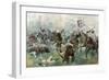 The Battle of Desmayo - 'The Cuban Balaklava'-William Allen Rogers-Framed Giclee Print