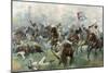 The Battle of Desmayo - 'The Cuban Balaklava'-William Allen Rogers-Mounted Giclee Print