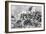 The Battle of Dettingen, 16 June 1743-null-Framed Giclee Print