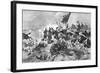 The Battle of Dettingen, 16 June 1743-null-Framed Giclee Print