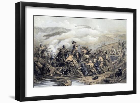 The Battle of Drumclog, 1679-George Harvey-Framed Giclee Print