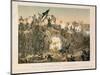 The Battle of Dybboel in the Second Schleswig War, on 18 April 1864, Published by Verlag A.…-German School-Mounted Giclee Print