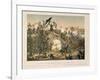 The Battle of Dybboel in the Second Schleswig War, on 18 April 1864, Published by Verlag A.…-German School-Framed Giclee Print