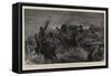 The Battle of Elands Laagte, the Final Charge of the 5th Lancers-John Charlton-Framed Stretched Canvas