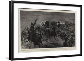The Battle of Elands Laagte, the Final Charge of the 5th Lancers-John Charlton-Framed Giclee Print