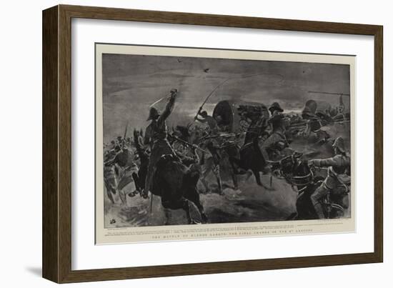 The Battle of Elands Laagte, the Final Charge of the 5th Lancers-John Charlton-Framed Giclee Print