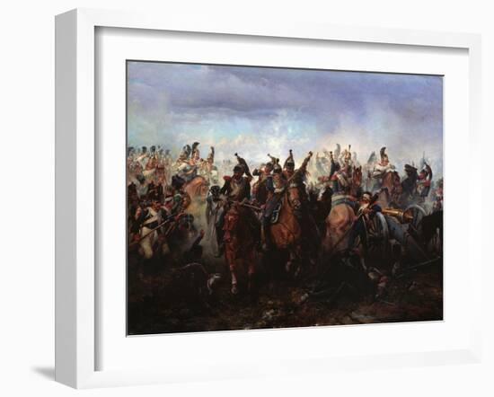 The Battle of Fer-Champenois on March 13, 1814-null-Framed Giclee Print