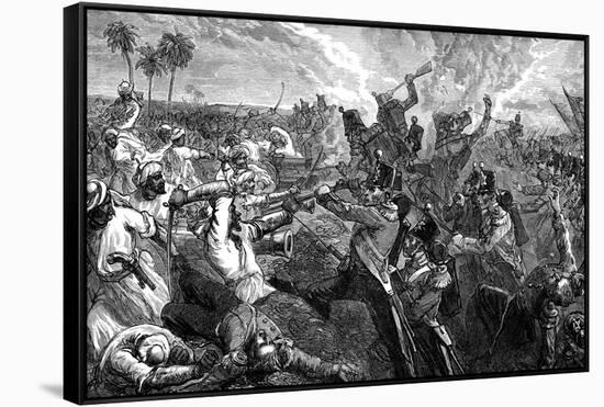 The Battle of Ferozeshah, India, 1845-null-Framed Stretched Canvas